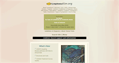 Desktop Screenshot of lymphomation.org